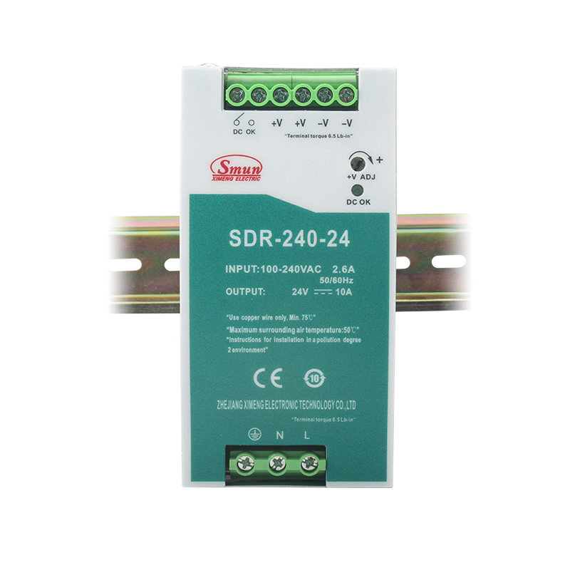 Alimentation sur rail Din mince SDR-240, 240 W