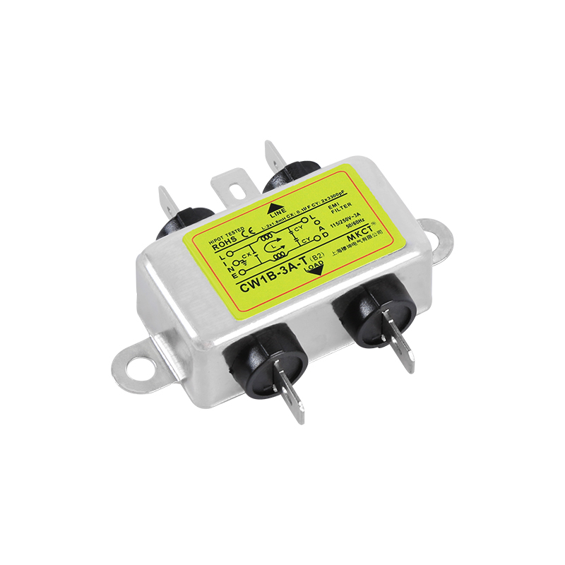 CW1B-1A/3A/6A/10A-T(B2) /T(B1) 115/250VAC Type de connexion par insertion Filtre d'alimentation EMI monophasé