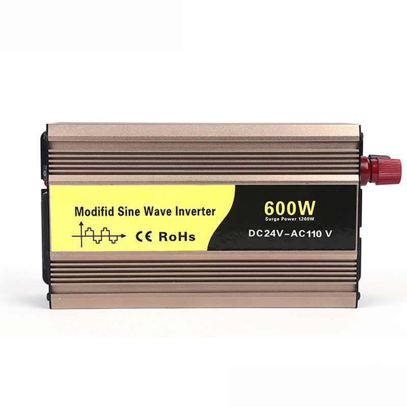 Onduleur à onde sinusoïdale modifiée 600W DC12V/24V/48V à 110VAC/220VAC