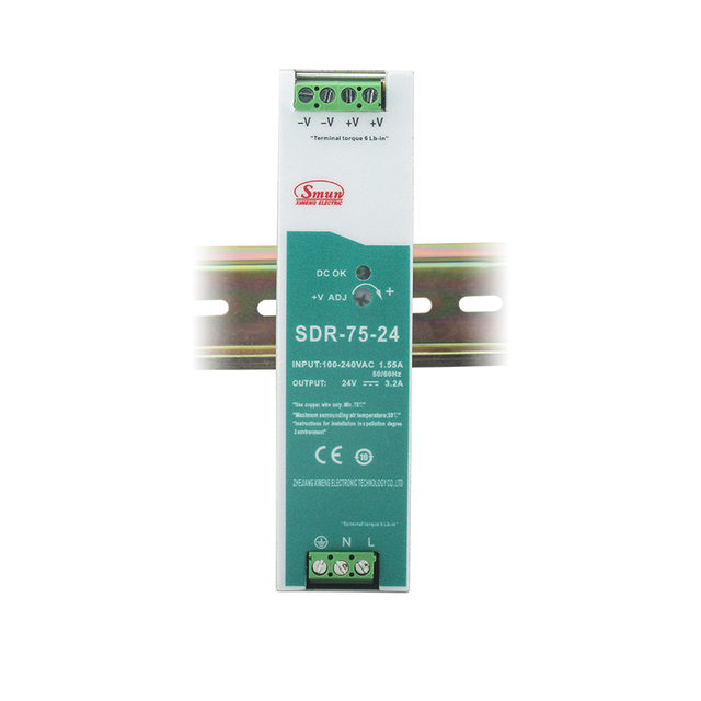 Alimentation sur rail Din mince SDR-75 75 W