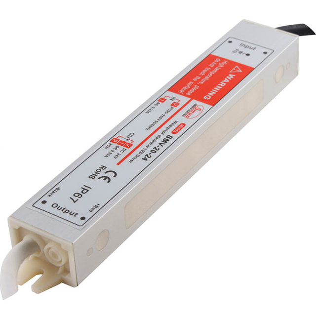 SMV-20 Alimentation électrique étanche à tension constante 12 V/15 V/24 V 20 W IP67