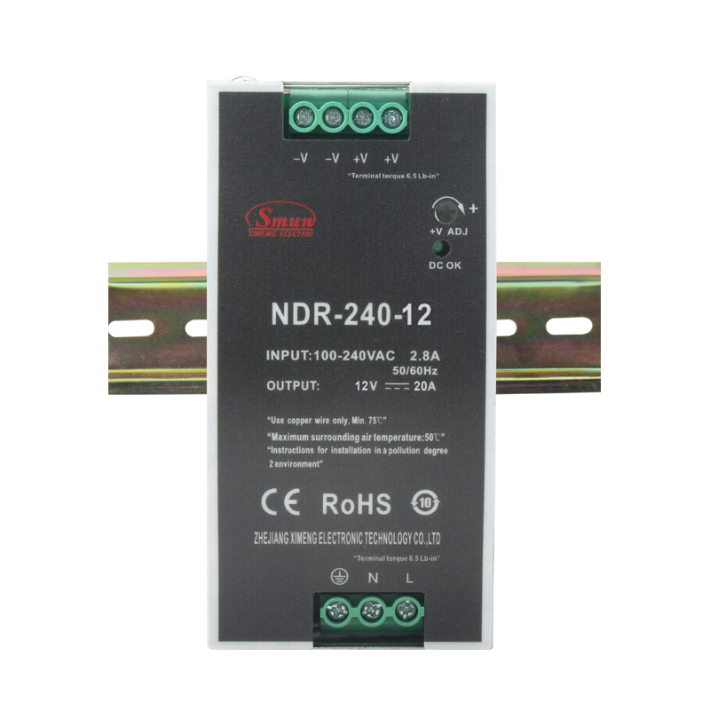 Alimentation sur rail Din NDR-240, 240 W