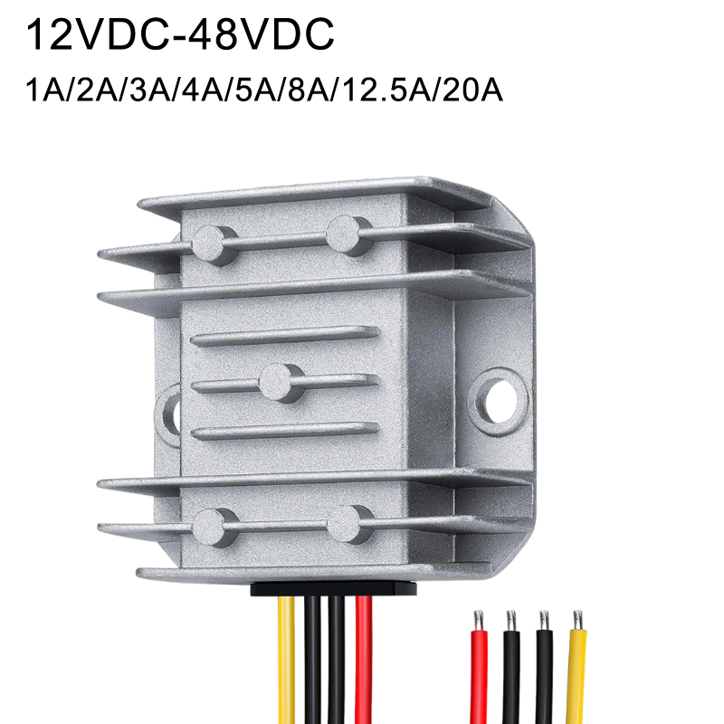 Convertisseur d'alimentation DC-DC étanche 12V à 48V 1A à 20A pour voiture