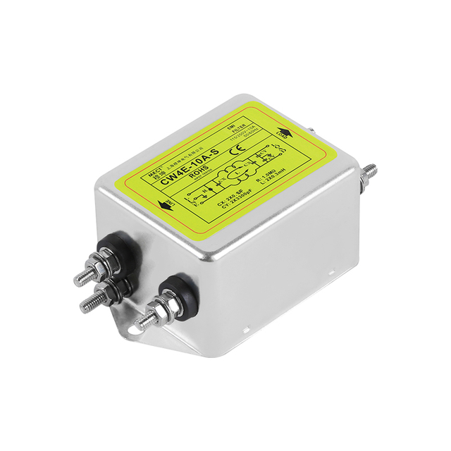 Connexion par boulon 250VAC Monophasé 50/60Hz 380VAC Triphasé Filtre anti-interférence EMI