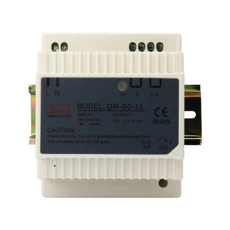 Série DR 30W 45W 60W avec alimentation sur rail Din de sortie 5V/12V/24V