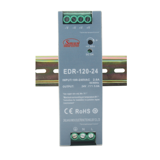 Alimentation sur rail Din EDR-120 120 W