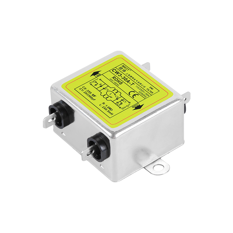 Connexion par insertion CW3/CW4-3A/6A/10A/20A/30A-T, monophasé à usage général, filtre de puissance unipolaire ou bipolaire, filtre EMI