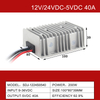Convertisseur Buck DC-DC 12V/24VDC à 5VDC 3A à 60A, étanche IP68, non isolé 