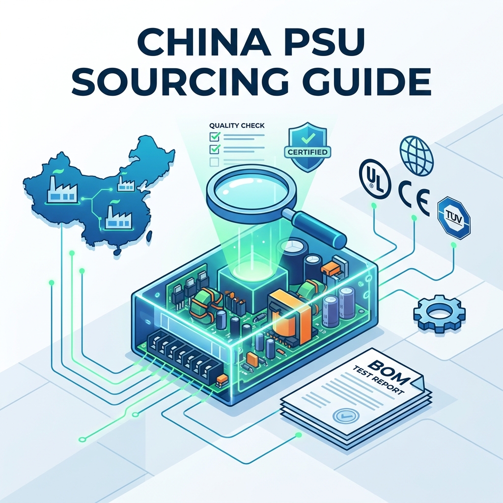 Comment choisir un fabricant d'alimentations à découpage en Chine